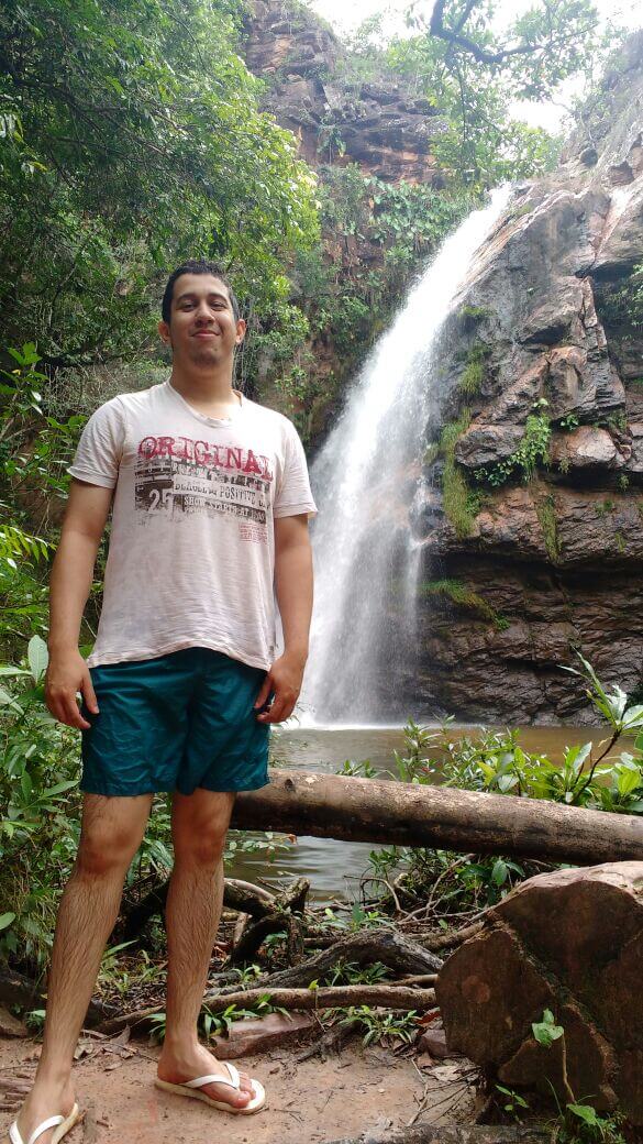Mauro enjoying waterfalls