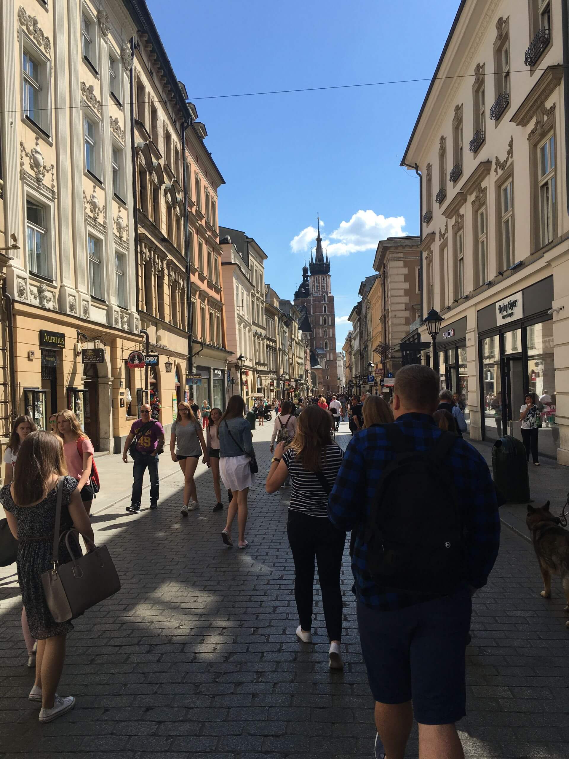 Streets in Krakow
