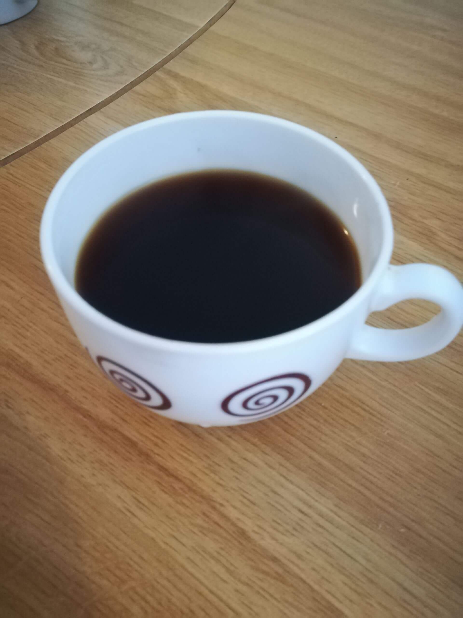 coffee in the morning