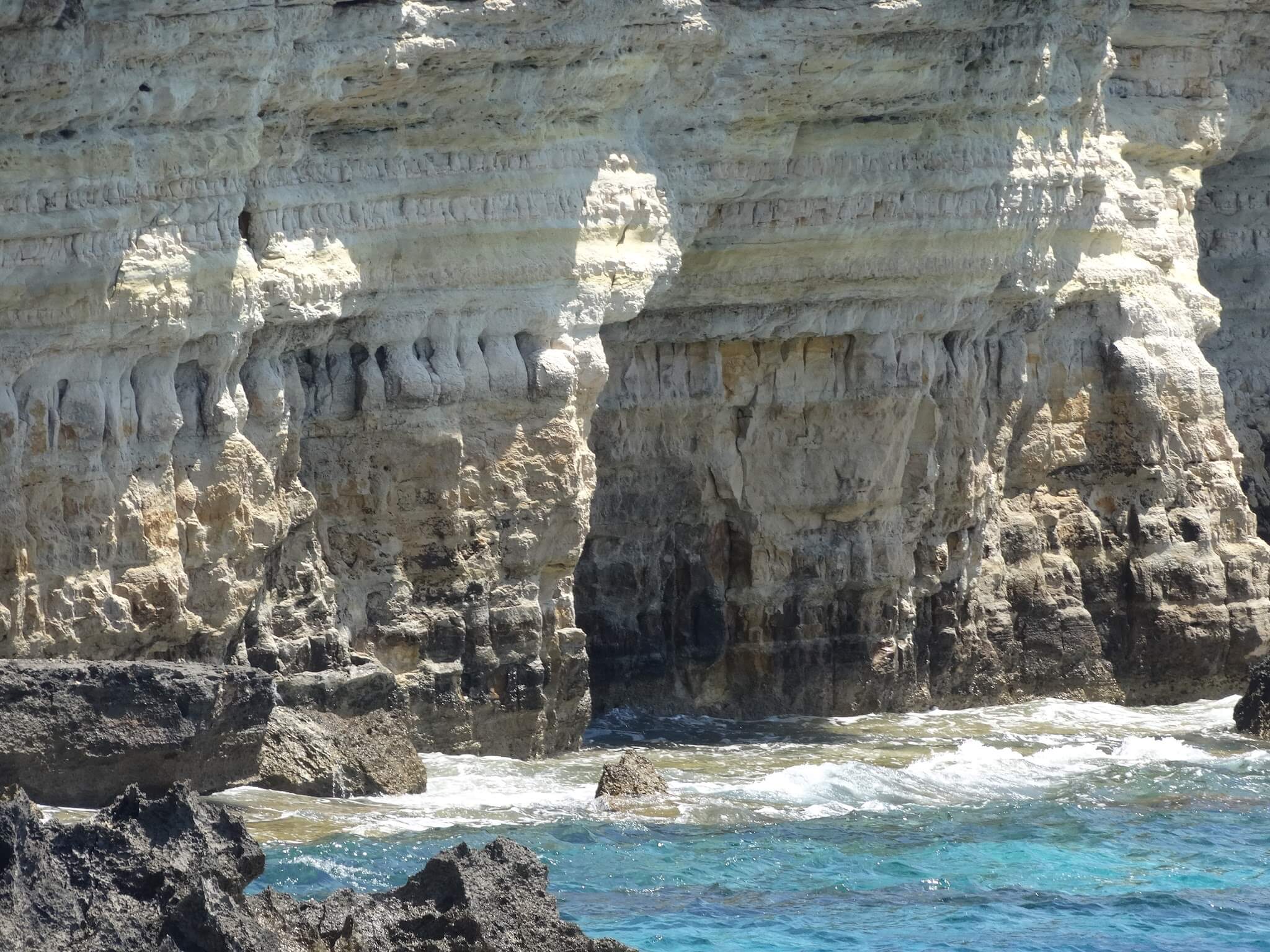 Stones in Mediterranean sea