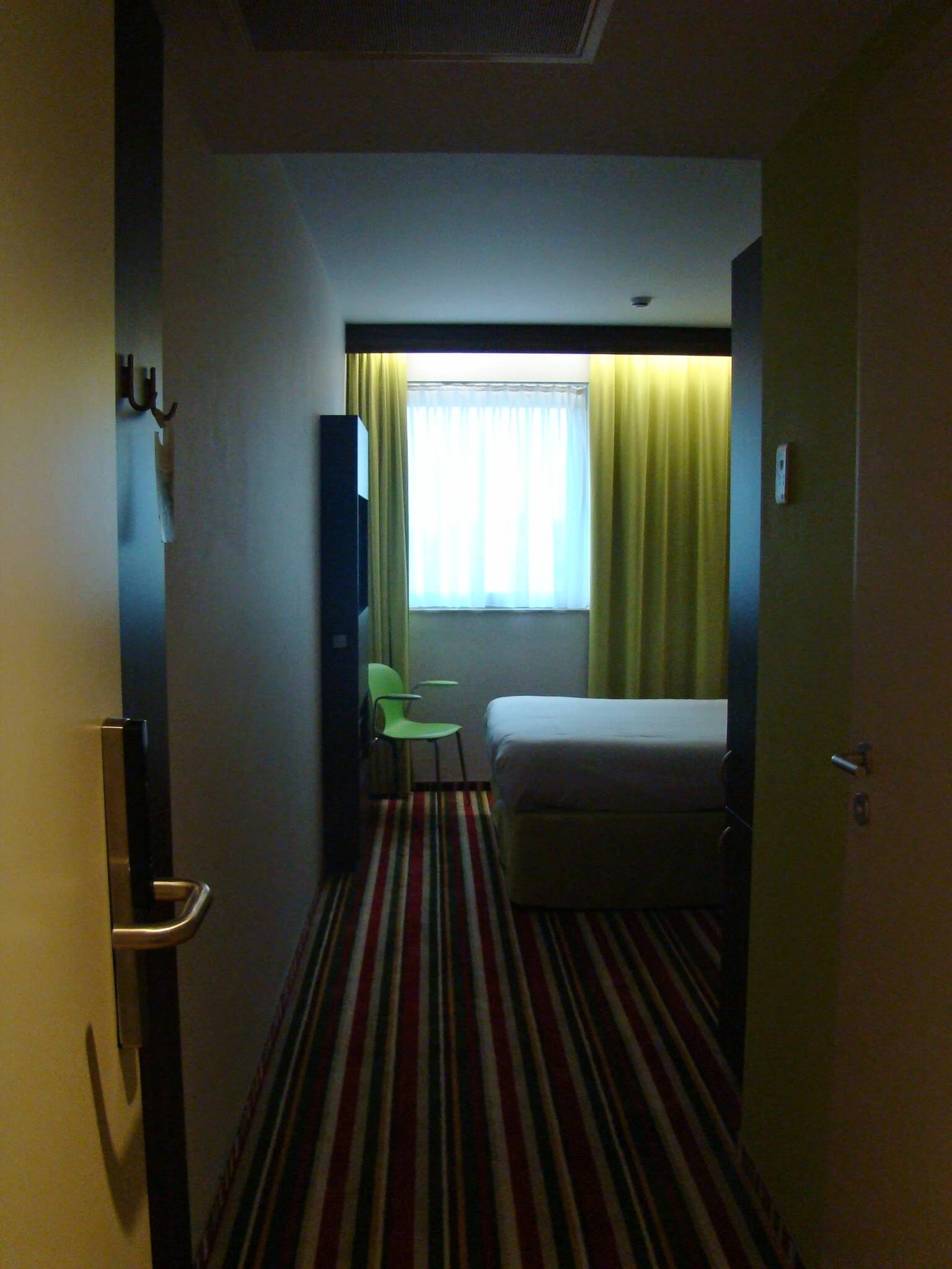 Zeebrugge. Hotel room