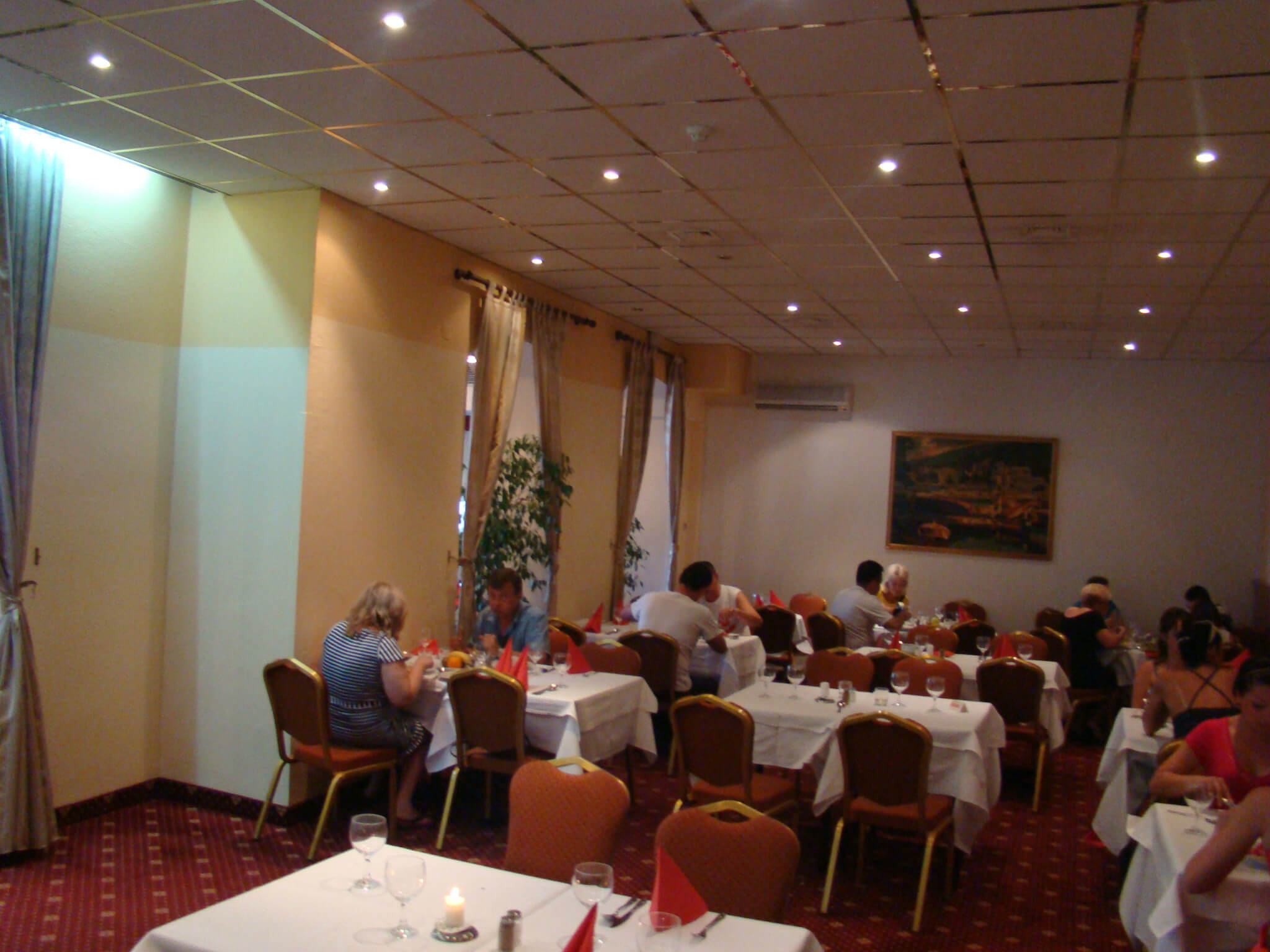 Dinning room in the hotel. Opatija