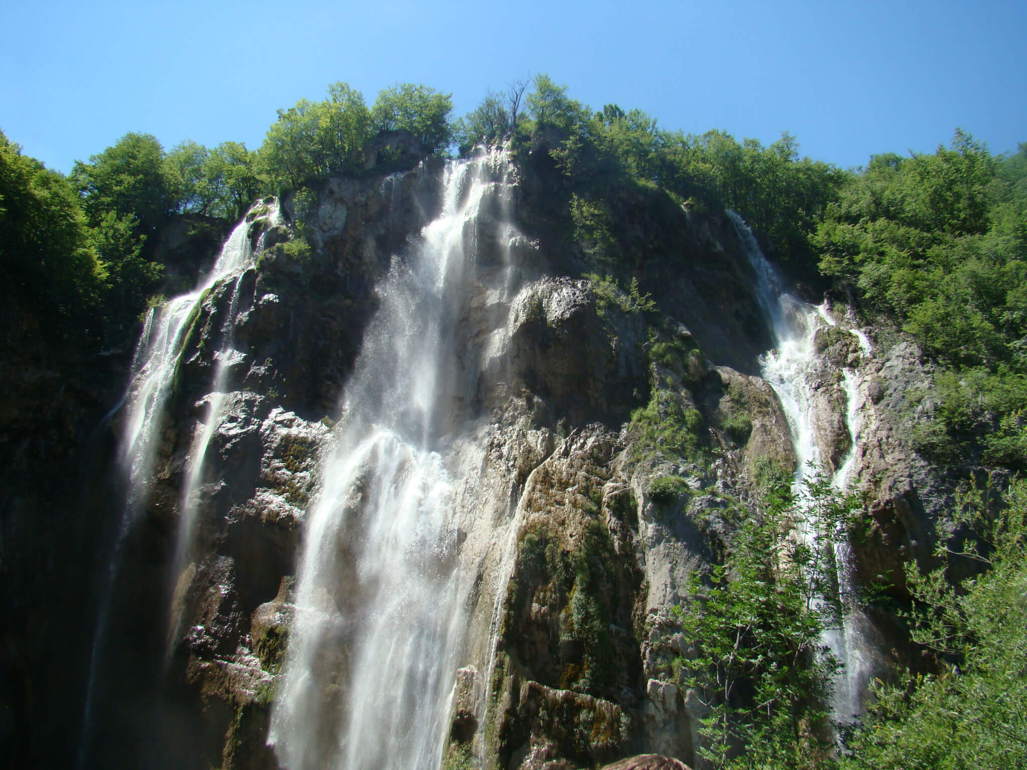 Waterfalls in the park